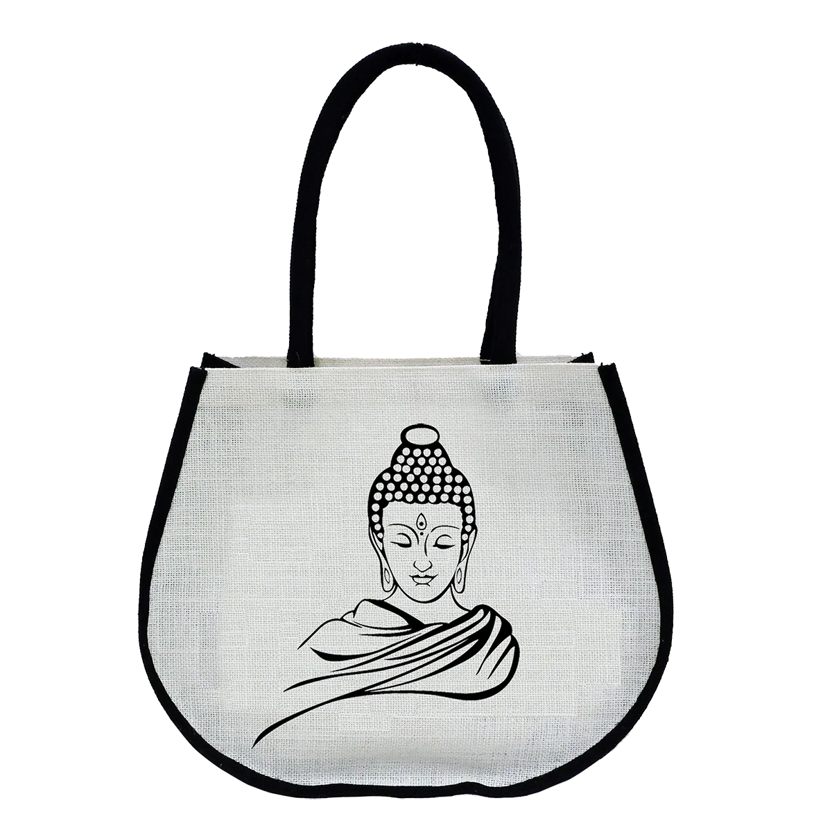 New Arrival  Women fashionable natural colour jute bag  with soft handle  multipurpose useable bag manufacture in india