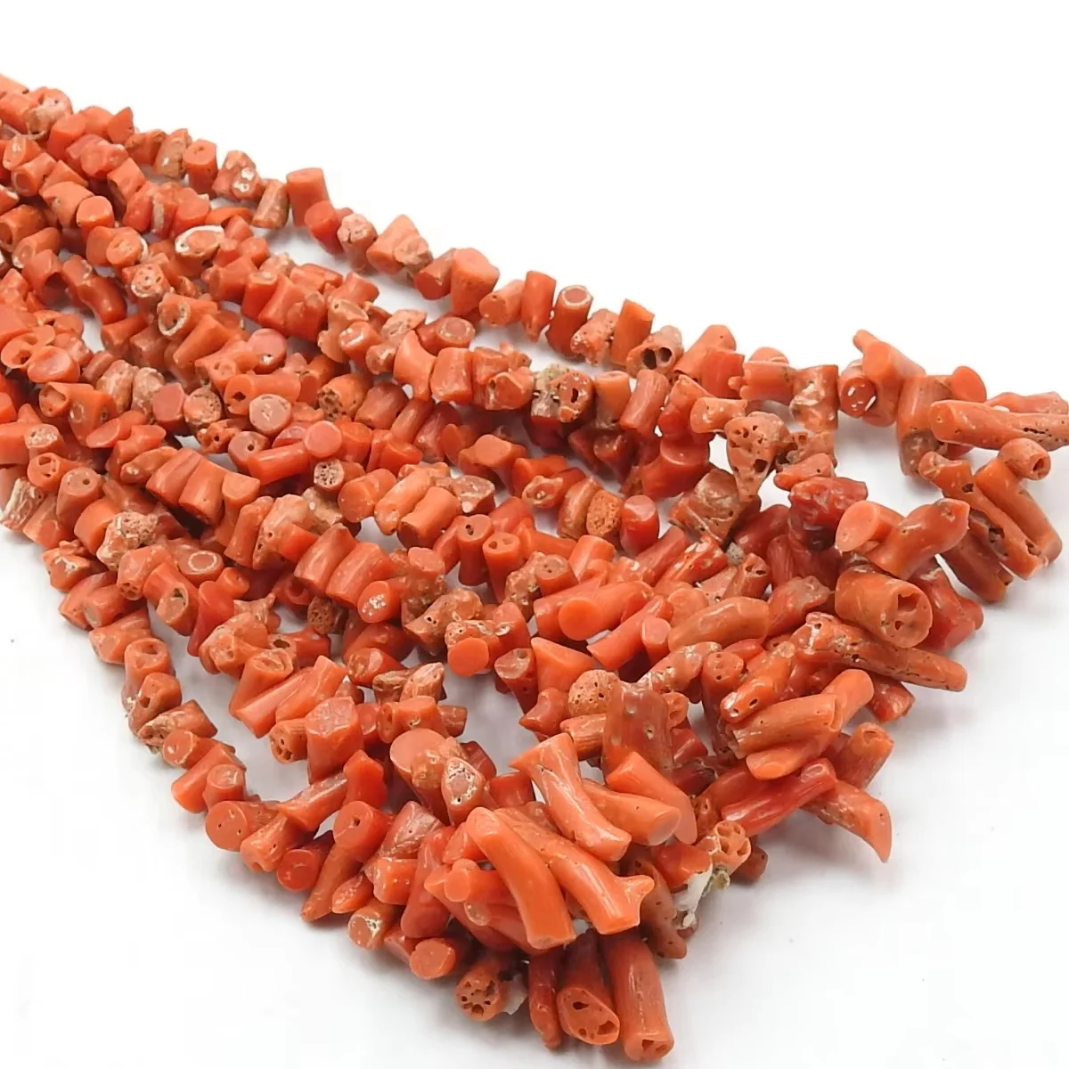 Red Coral Natural Polished Rough Nuggets