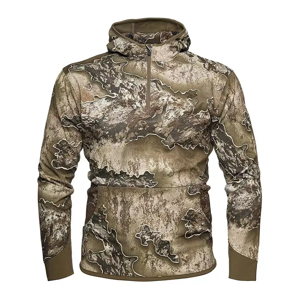 Hunting hoodie Waterproof Camo Wholesale High Quality Customized Hunting Suit Camouflage Hunting Hoodies