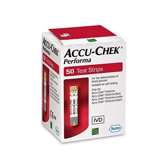 Тест-полоски для определения сахара в крови Accu-Chek Active набор из 50 тест-полосок (многоцветные)
