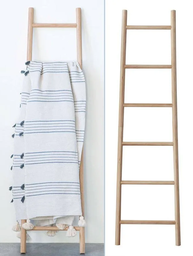 Hot Items Bamboo Ladder Blanket and Towel Rack Ladder Bamboo for Home Decor Bathroom Furniture and Garden Use in Vietnam