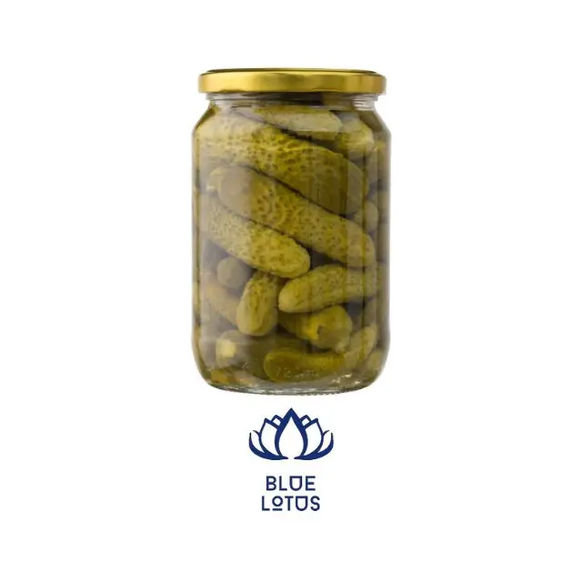 CANNED PICKLED CUCUMBER BLUE LOTUS VIETNAM