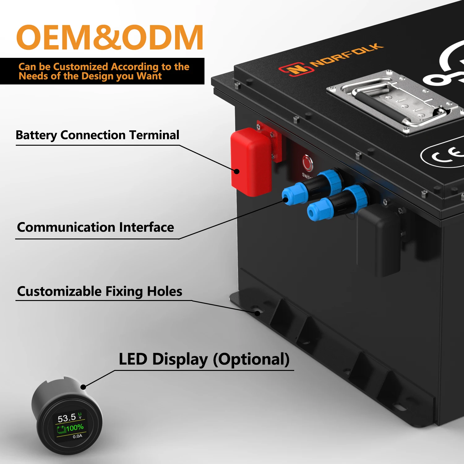 Wholesale Golf Cart Battery Trolley Car Rechargeable Pack 48V Lifepo4 36V 60V 72V 96V 100Ah 105Ah 200Ah 51.2V Lithium