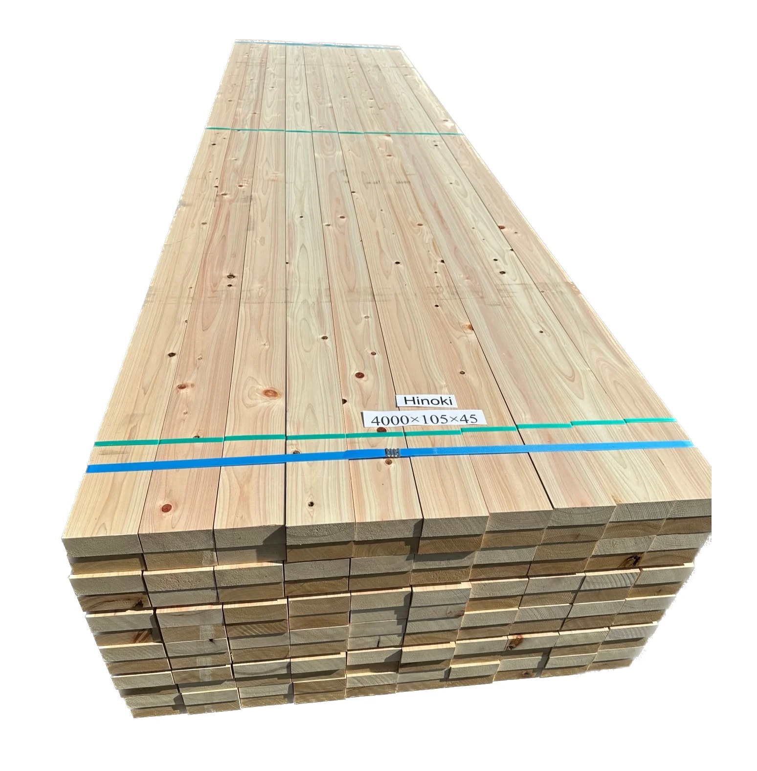 Japanese Cypress Solid Wood Boards Industrial Style Siding for Outdoor Construction for Model Decoration Application