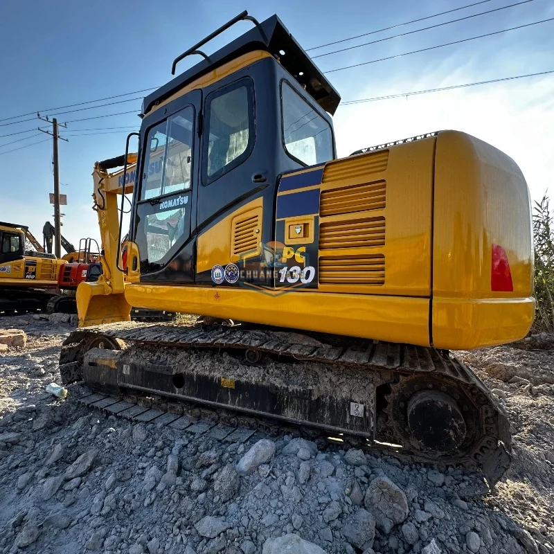 Komatsu 130 Excavator Used Japanese Import 13 Ton with Original Paint Core Components & Engine Pump Motor Price