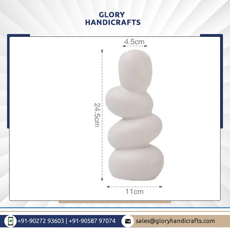 Керамическая фарфоровая ваза для гостиной
