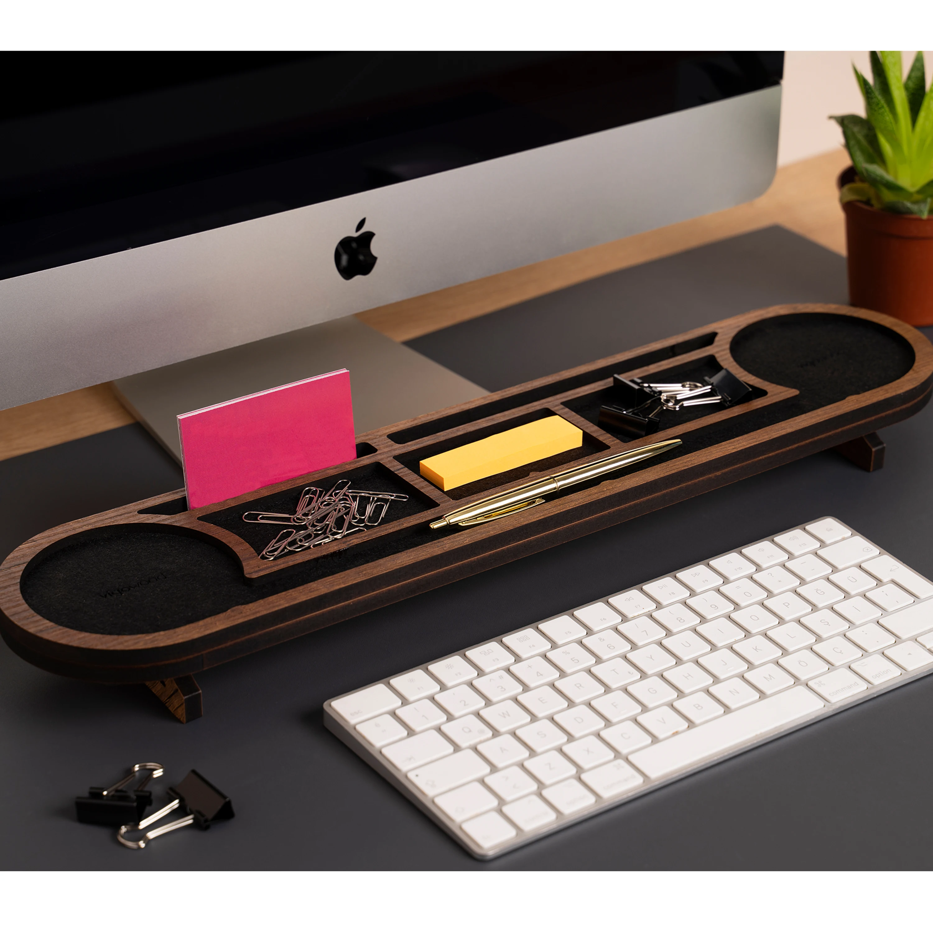 Home Office Wooden Desk Accessories Personalized Docking Station Office Accessories Desk Organizer Dropshipping Product