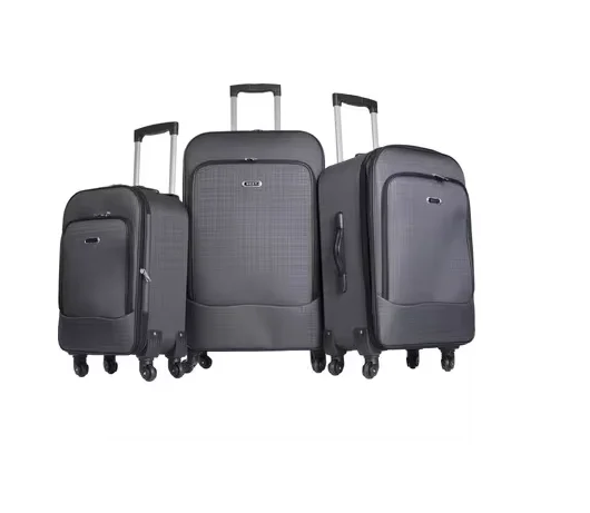 Universal Wheel Cloth Suitcase customized Travel suitcase Polyester  Case Set Travel Soft Suitcase Univers