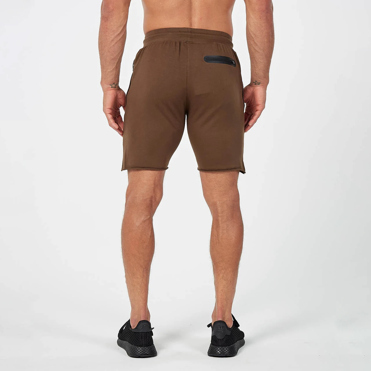 Wholesale New Style Custom Logo Men Blank Workout Sweat Shorts Two Pocket 100% Organic Cotton Fleece Fabric Hemp Shorts