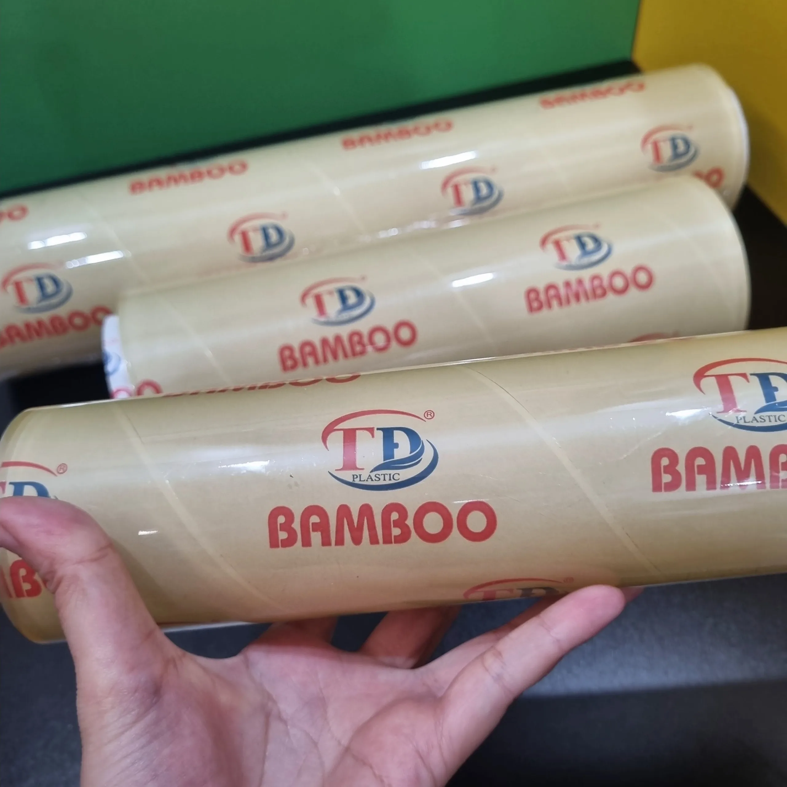 PVC food wrap film cling wrap packing film jumbo home and kitchen Factory High quality low price