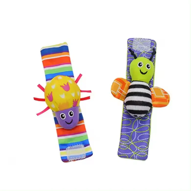 Cotton Finder Montessori Infant Newborn Toy Stuffed Rattle Baby Foot Socks for Newborn With bell from Vietnam