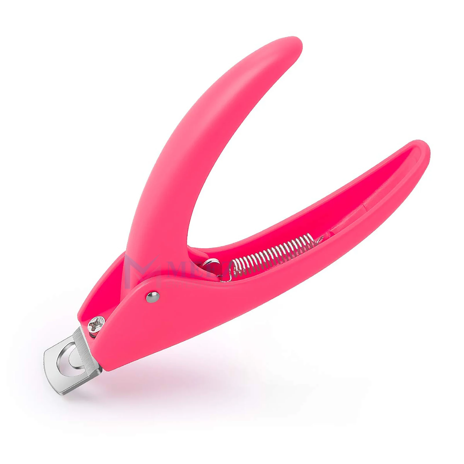 Professional Nail Clippers For Acrylic Nails False Cutter Tip Clipper Nail Tip Trimmer Pink Color