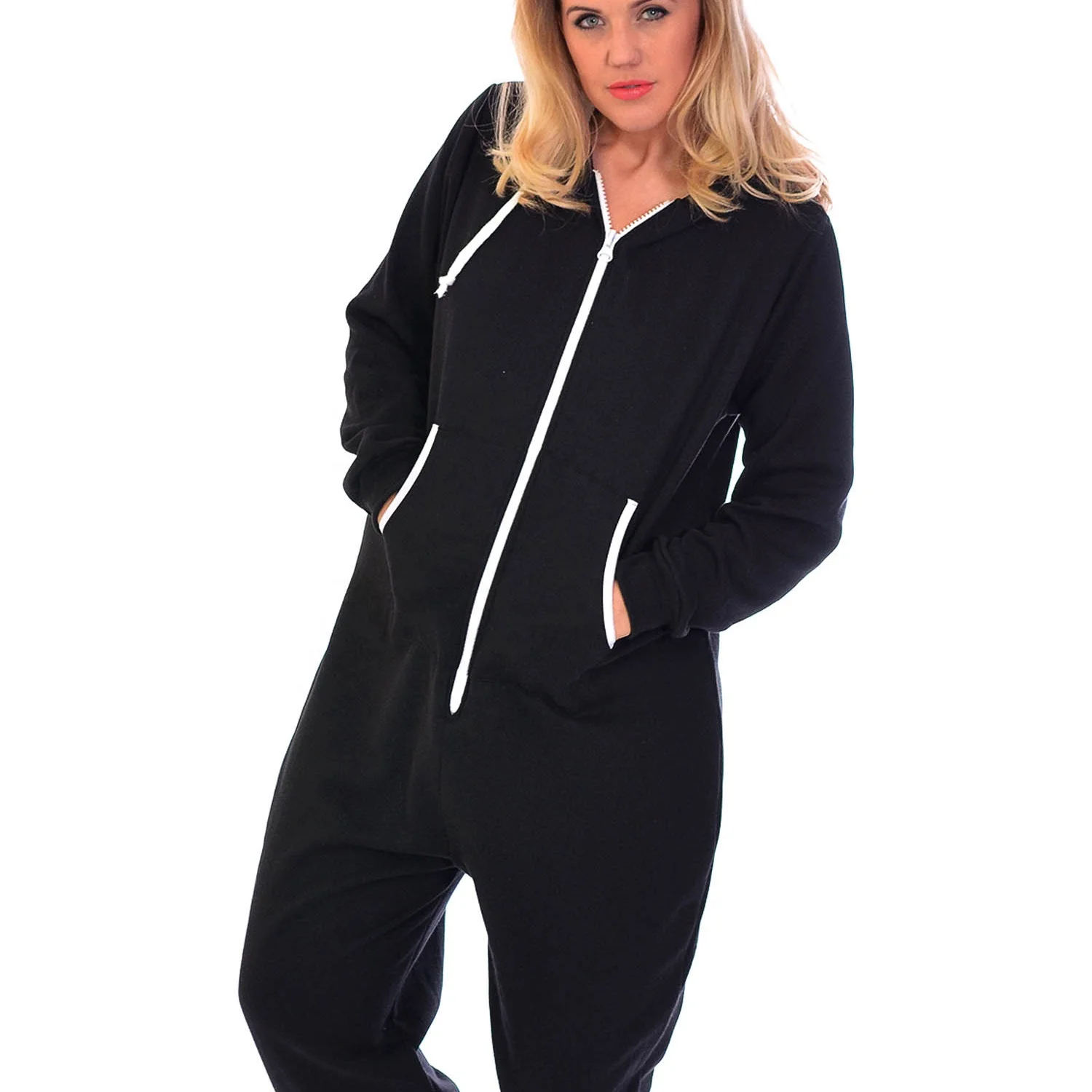 Letter Graphic Floral Print One Piece Custom Tight Print Adult Women Pajamas Onesie With High Quality pajamas for women set