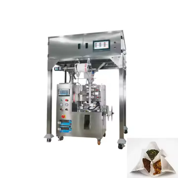 Factory Manufacturer Tea Machine Making Triangle Bag Inner Tea Packing Machine