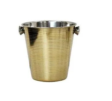 Hotel bar use Drink ware Galvanized  ice bucket