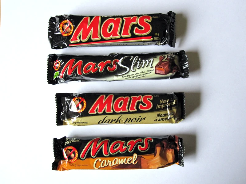 Mars White Chocolate 100g Pack of 4 / Mars Black Dark Chocolate Bundle