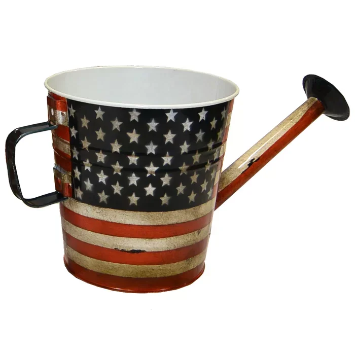 Amazon Hot Selling Garden Tools Galvanized Water Can Safety Health Metal Watering Can wholesale price for Plants watering use