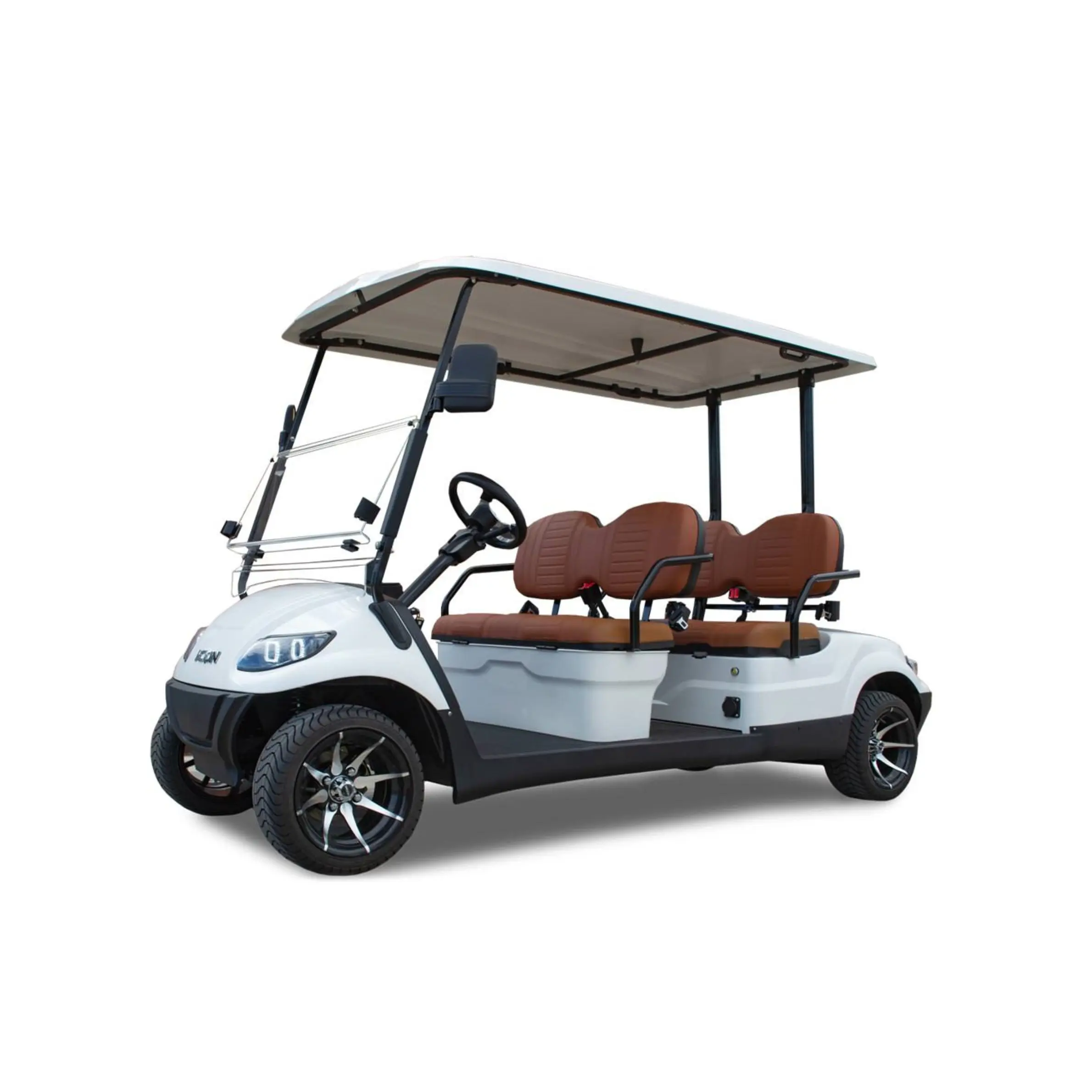High Quality Electric Utility Cart Lifted 4 Seater With 48V 5KW Ac Motor Gulf Cart Electric Golf Car 48v
