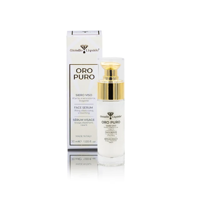 Top Quality Made in Italy Rare Beauty Skincare Regenerating Lifting Booster Serum  Pure Gold  face  neck  decollete 30 ml