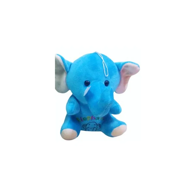 Best Quality 18 CM Soft and Light Weight Sitting Elephant for Bedroom Decoration Toys Available at Export Price