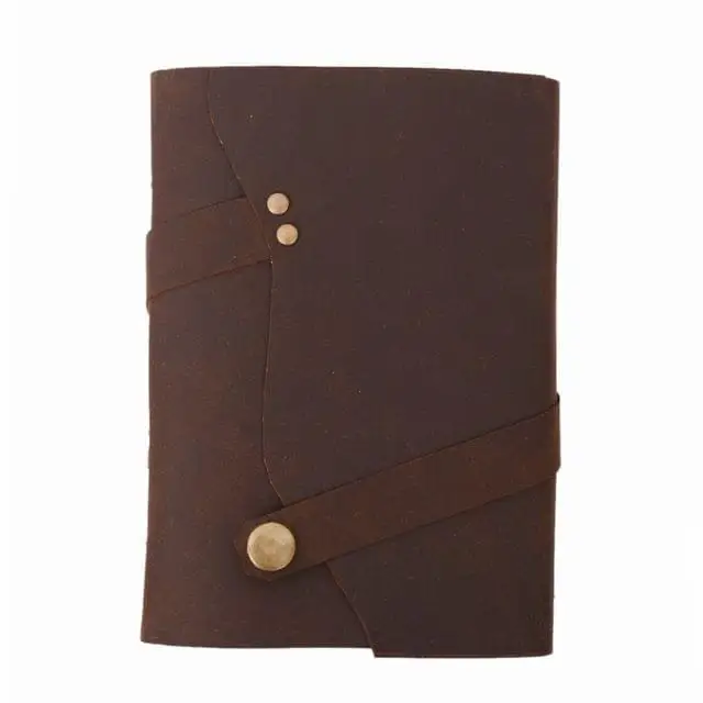 Antique Handmade vintage genuine Leather Bound Daily Notepad diary For Writing Notebook Unlined Paper calligraphy sketchbooks