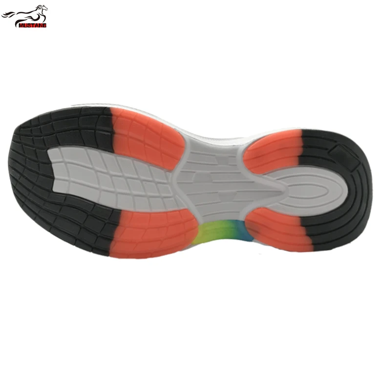 Mustang Factory Wholesale High Quality Custom Cheap Outsoles Comfortable Sneaker EVA Sport Shoes Sole for Lebanon Dubai