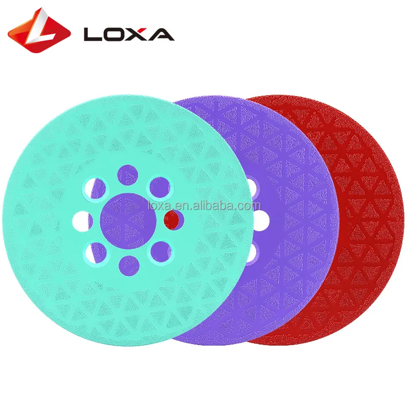 Angle Grinder Double Sided Saw Blade 5/8-11/M14/M10 Vacuum Brazed Diamond Grinding Sheet Marble Granite Tile Quartz Stone