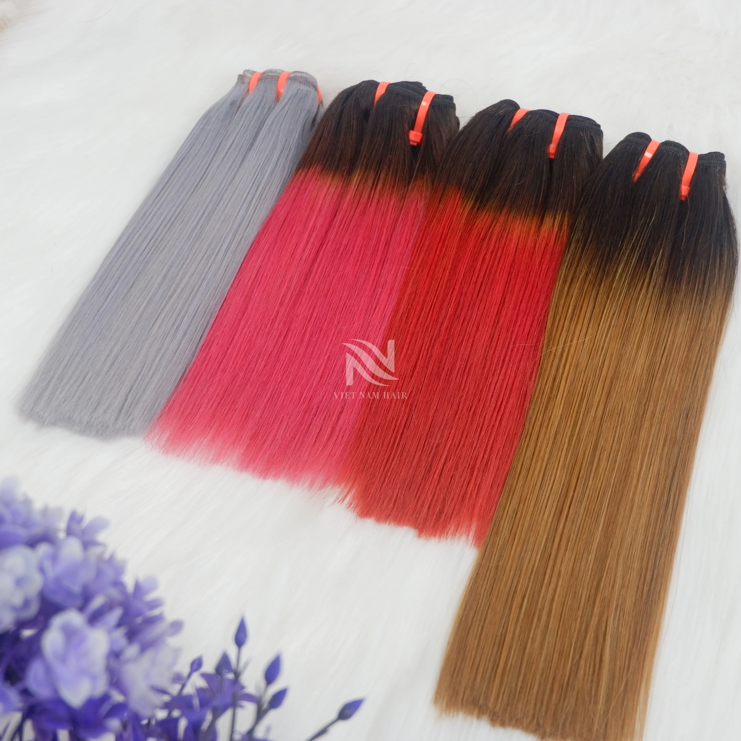 Wholesale Best Double Drawn Machine Weft Hair Extensions Human Remy Virgin Cuticle Hair Available in Straight Water Wave Styles