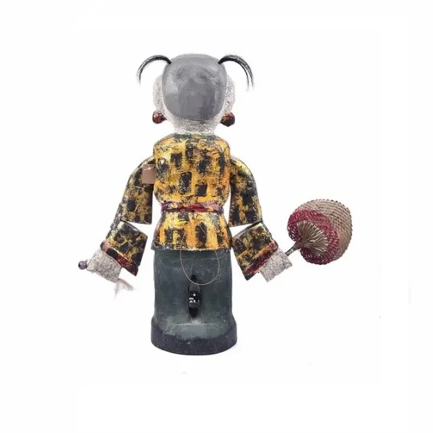 Desk Decor Package Wholesale Design Durable Material Jackfruit Wood Water Puppet Earth God from Vietnam Handicraft Export