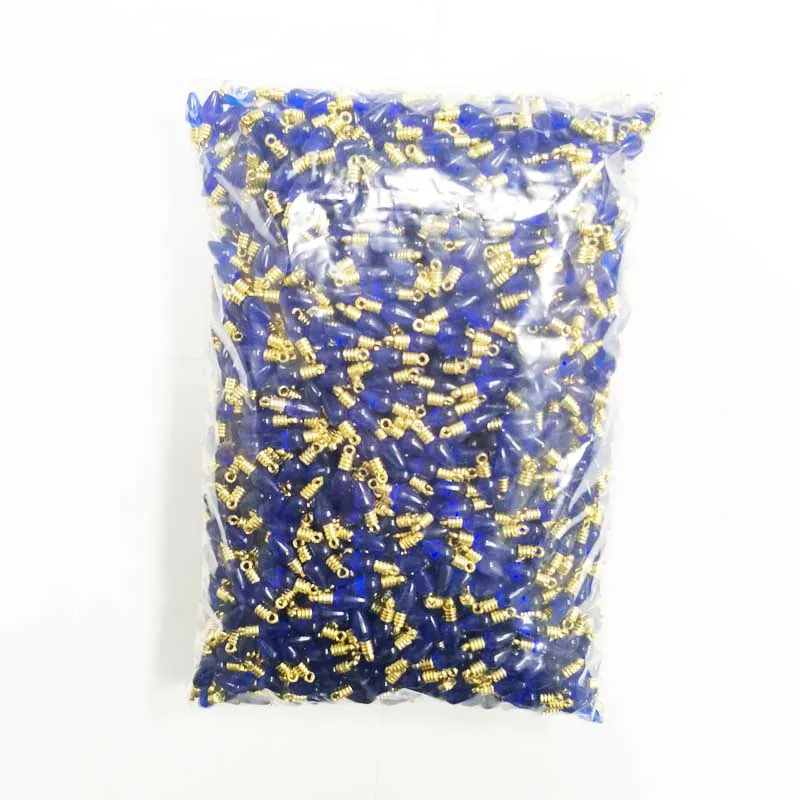 Custom size red blue yellow purple orange green mini plastic resin lighbulb for ceramic christmas trees