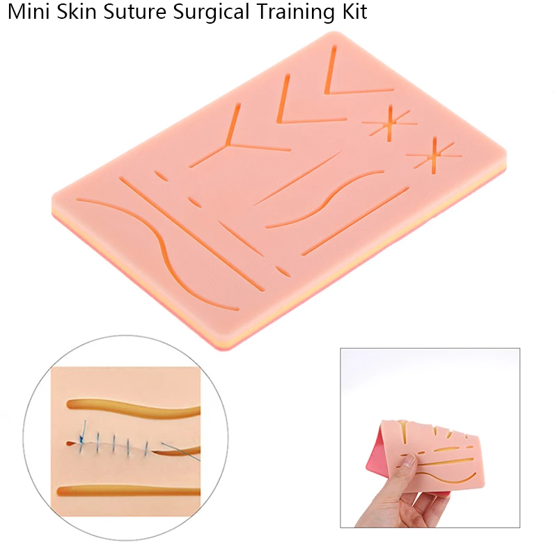 Medical science educational equipment Durable Surgical Suture Practice Pad Suture Practice Kit for Medical Students