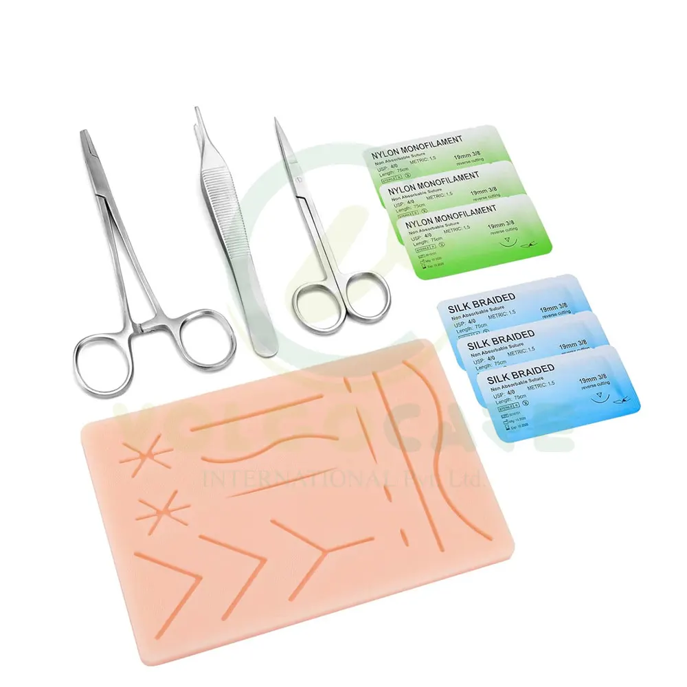 Wholesale Unique Style Practice Suture Kit Stainless Steel Manual Power Source for Medical and Veterinary Student Training