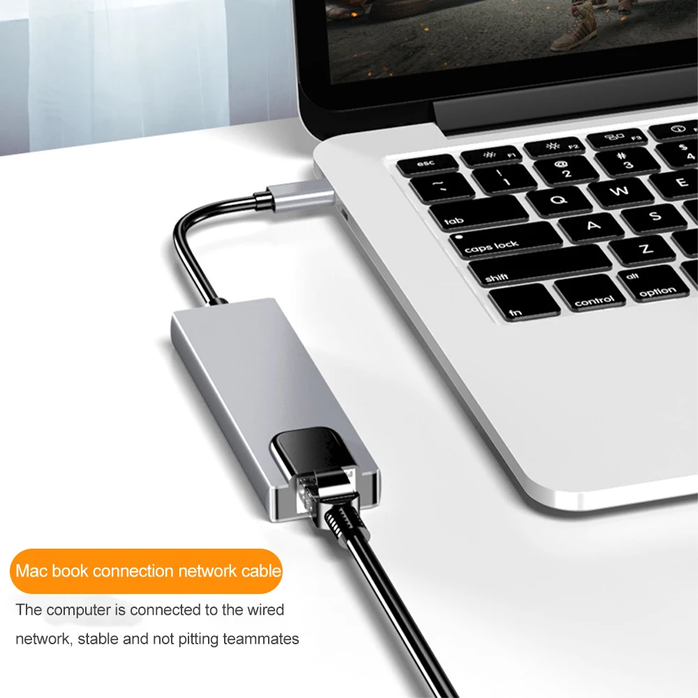 USB Hub with USB Type-C to HDMI Port, 5 in 1, 100 W