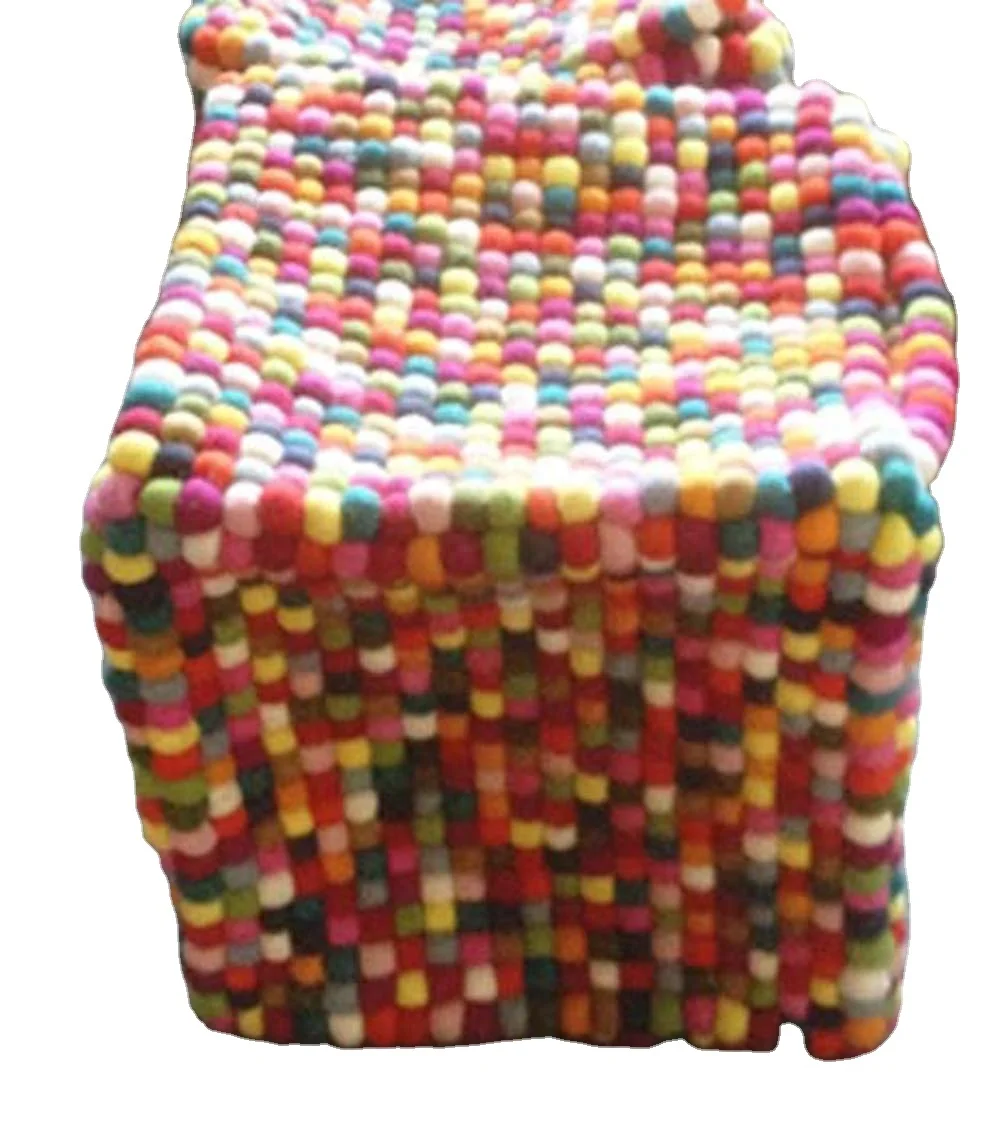 Felt Ottoman/Handmade Felt Ottoman