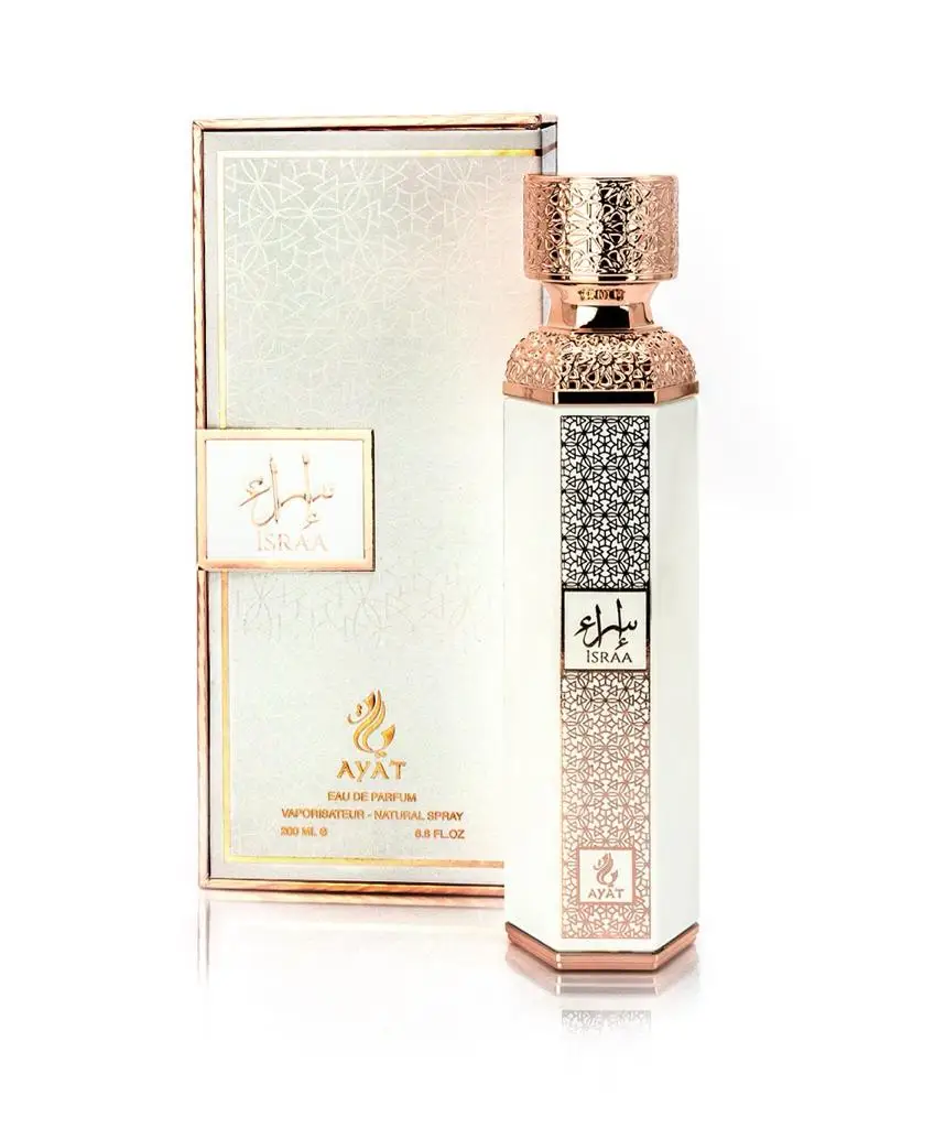 Perfume ISRAA Eau De Parfum 200 ml by Ayat Perfumes for women Dubai Arabic long lasting perfumes..