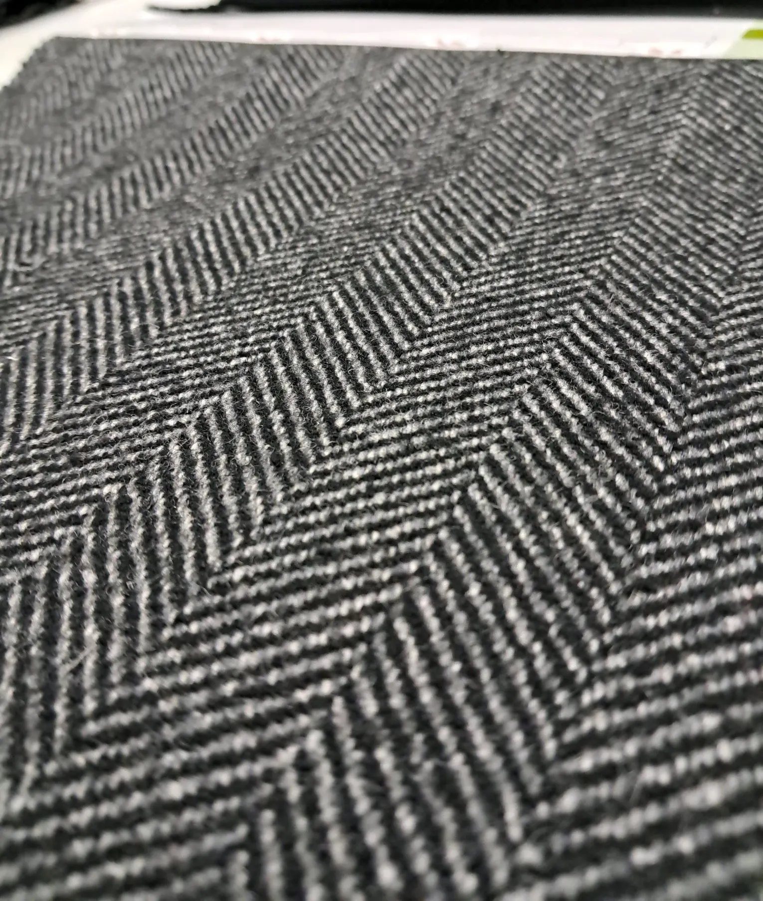 100% Pure Merino Wool Herringbone Fabric