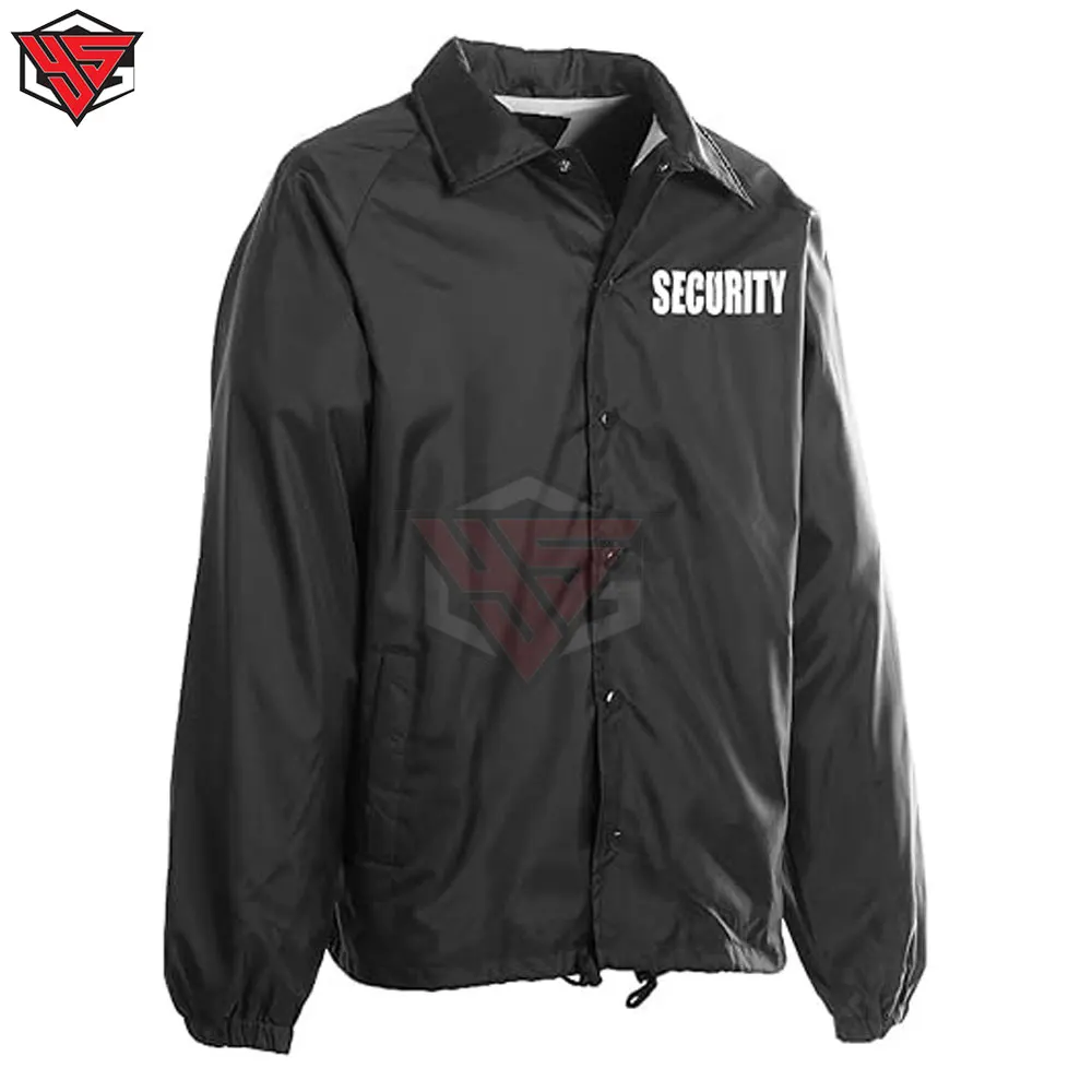 First Class Windbreaker Security Jackets Best Quality Wholesale Prices Durable Reliable Security Outerwear