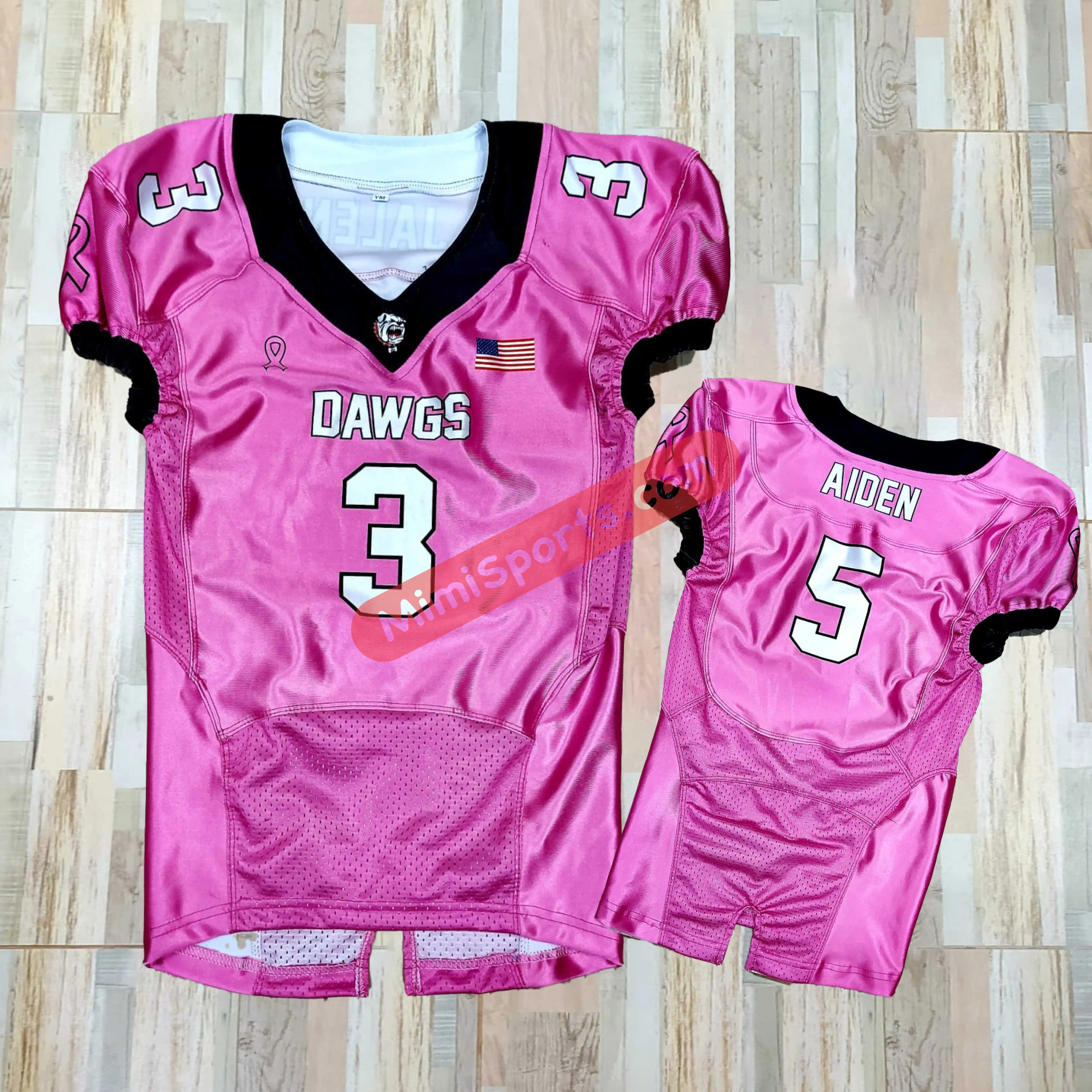 Pakistan Made American Football Uniform Trending Tackle Twill Design College Team Matches Custom Embroidery Best PatmaSports