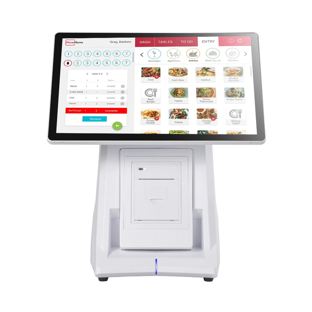 Desktop All In One PC 15.6 Inch Touchscreen Computer Caisse Enregistreur pos system