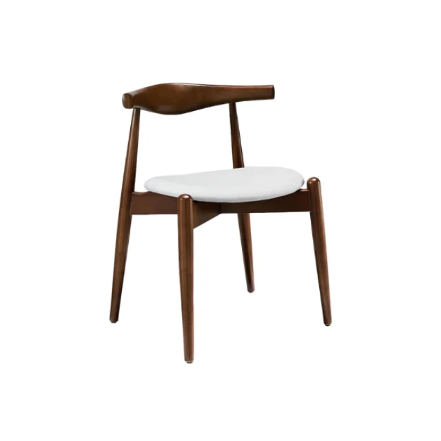 Hot selling solid wood bar chair meeting office with armrest back casual dining chair Made In Indonesia