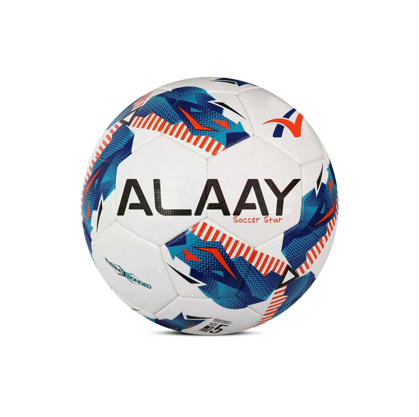 Alaay Soccer Star Thermal Soccer Football with TPU Highest Match Quality Thermal Bonded Soccer Thermo Football