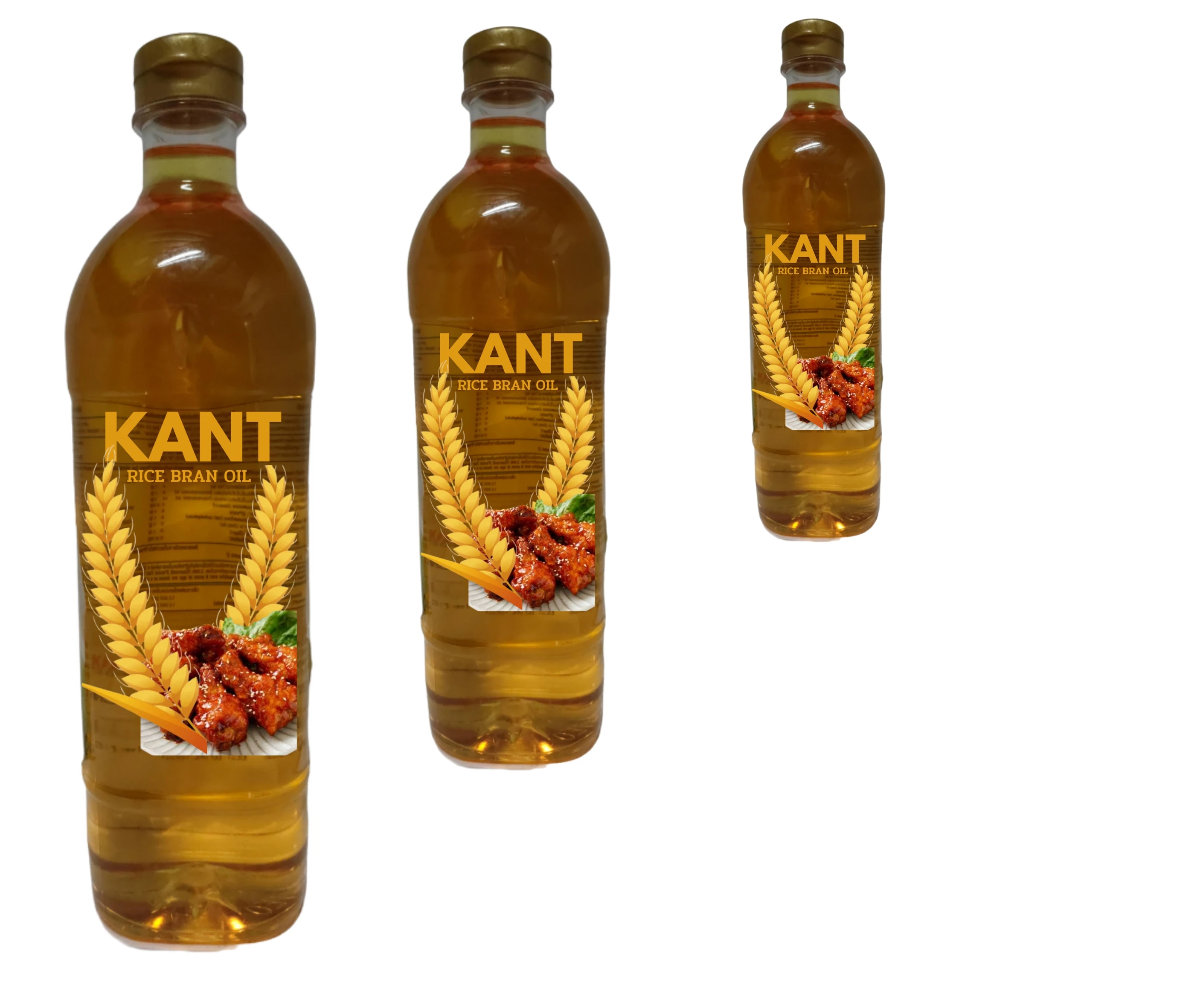KANT rice bran oil hommali jasmine product of thailand KANCHEEWALANAD company limited raw bulk premium grade bottle plastic