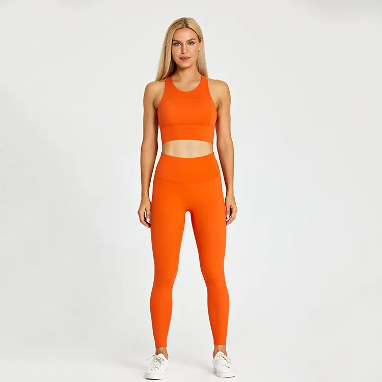 Wholesale Fitness Clothing Women Gym Clothes Kit Sweat Suit Conjuntos Licras Deportivas Para Mujer Yoga Wear Fitness