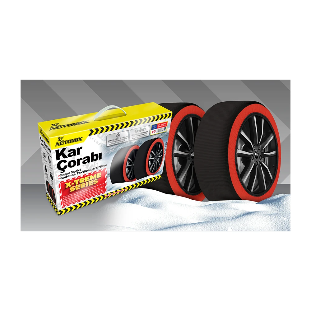 Snow Socks Textile Chain High Quality Snow Socks Size X-Small Wheel Parts Car Accessories Easy to Install