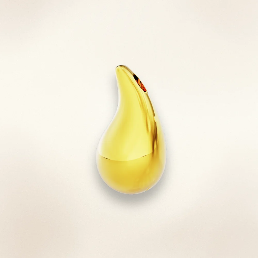 925 Silver & 18K Gold Plated Fashion Bubble Pendant Customized Smooth Design Factory Price Metal Jewelry Stone Pendants Charms