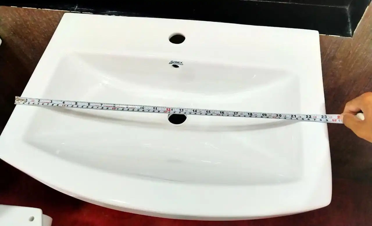 Ultimate Item Wash Basin with Half Pedestal Widely Demanded Ceramic Material 2022 Trendy Wash Basin 22x18 High Grade