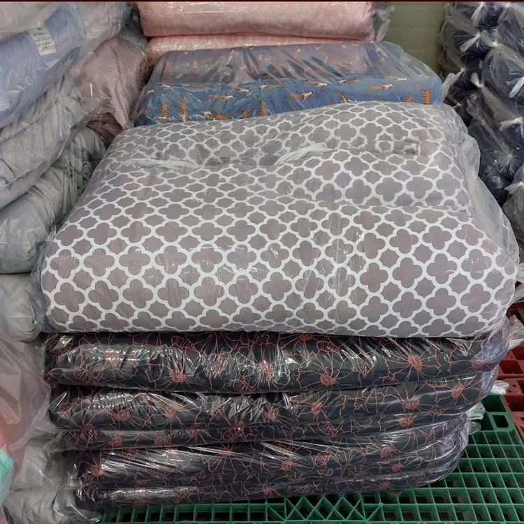 Korea COTTON 100% stock lot textile Cotton knit Fabrics print design floral dot plain plaid solid flower checked