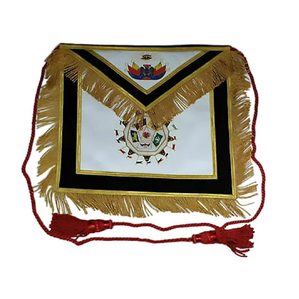 Masonic royal arch past high priest php apron hand embroidered Masonic Regalia Free Mason OES 2024 Best Quality Masonic Items