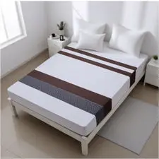 Oeko Tex Certified 100% Cotton Terry Custom Printed Waterproof Mattress and Pillow Protector Elastic Fitted Borders