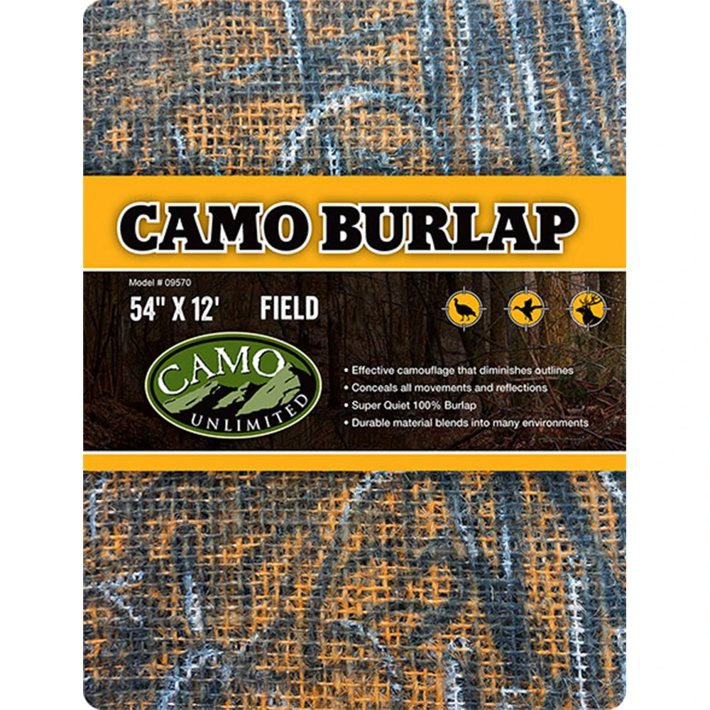 Hunting Ground Blind Material Camo Camouflage Burlap Fabric Wholesale Manufacturer in Bangladesh